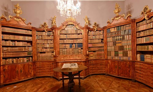 Bibliothek Schloss Lamberg, (c) ÖBf-Archiv/Wolfgang Simlinger